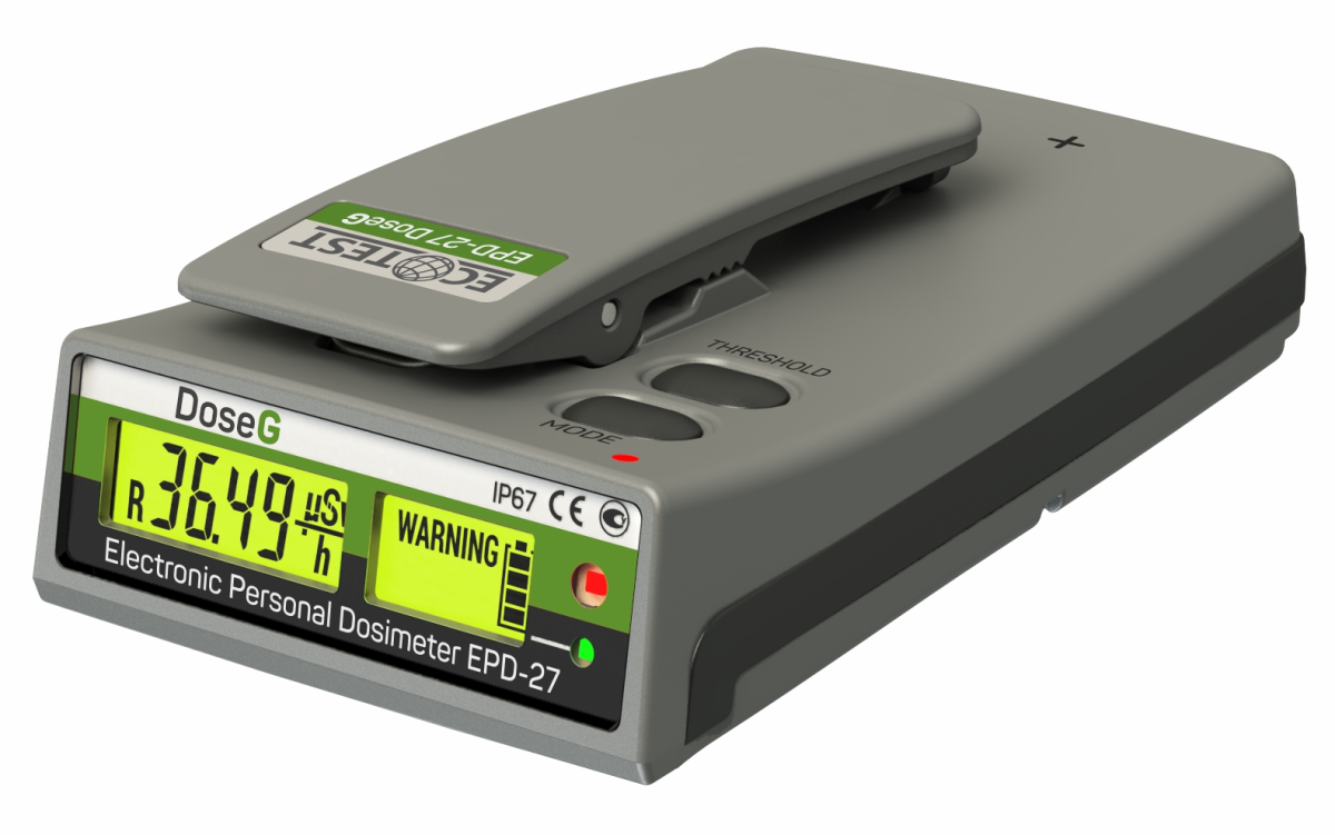 Electronic Personal Dosimeter EPD-27 DoseG and DoseGX